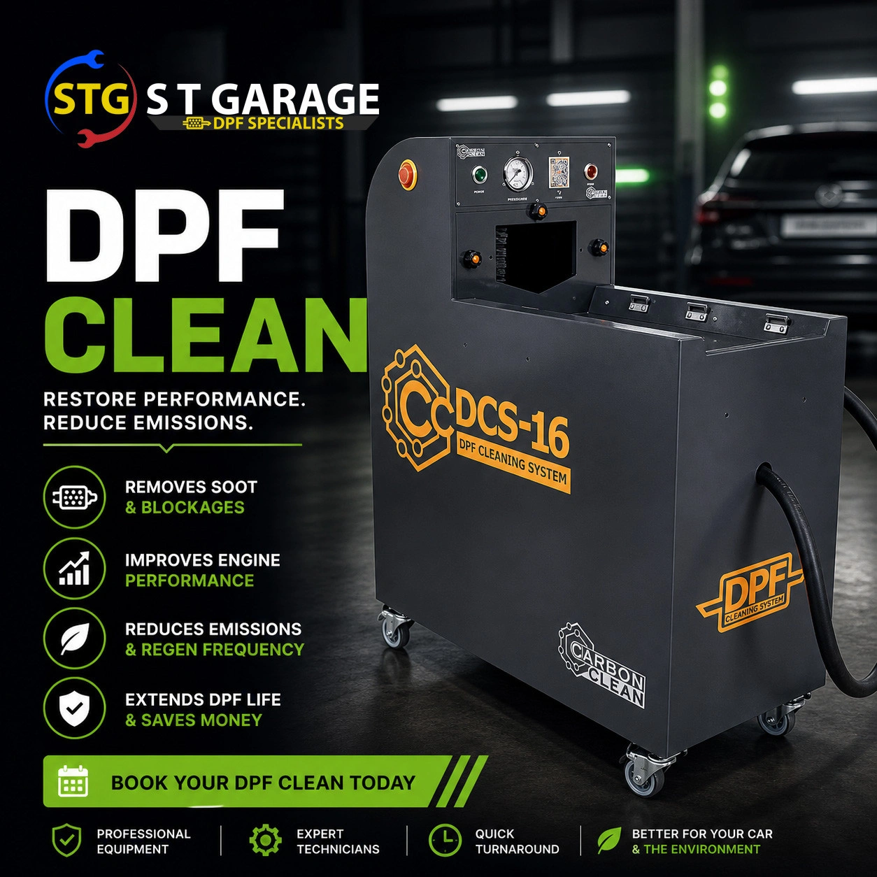 DPF CLEAN ST GARAGE