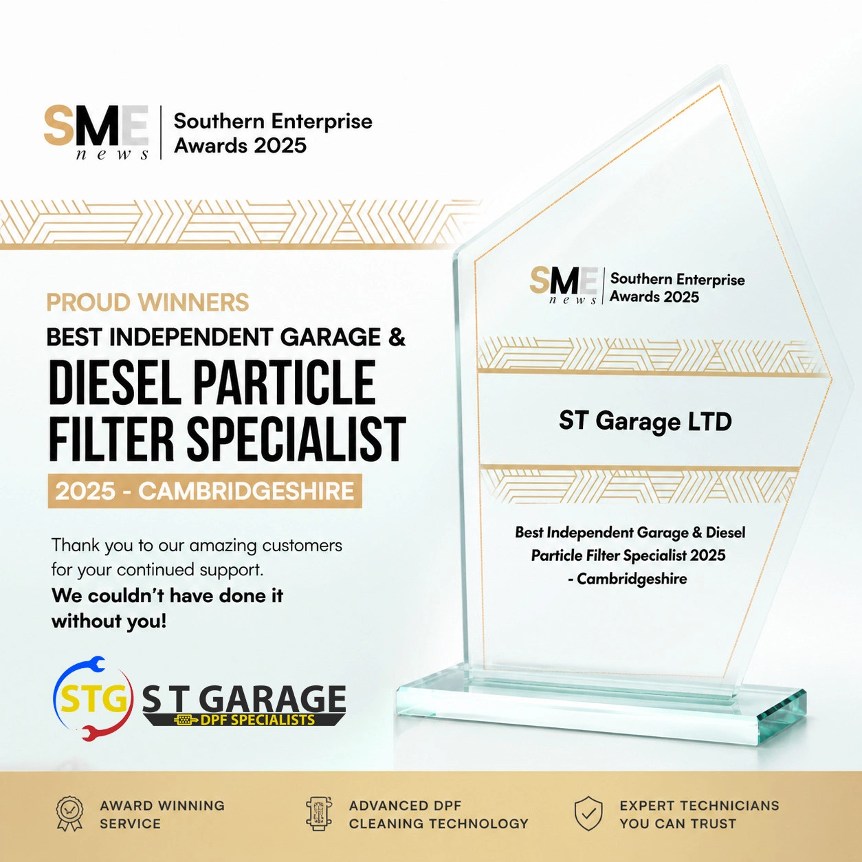 SME AWARDS - STG GARAGE