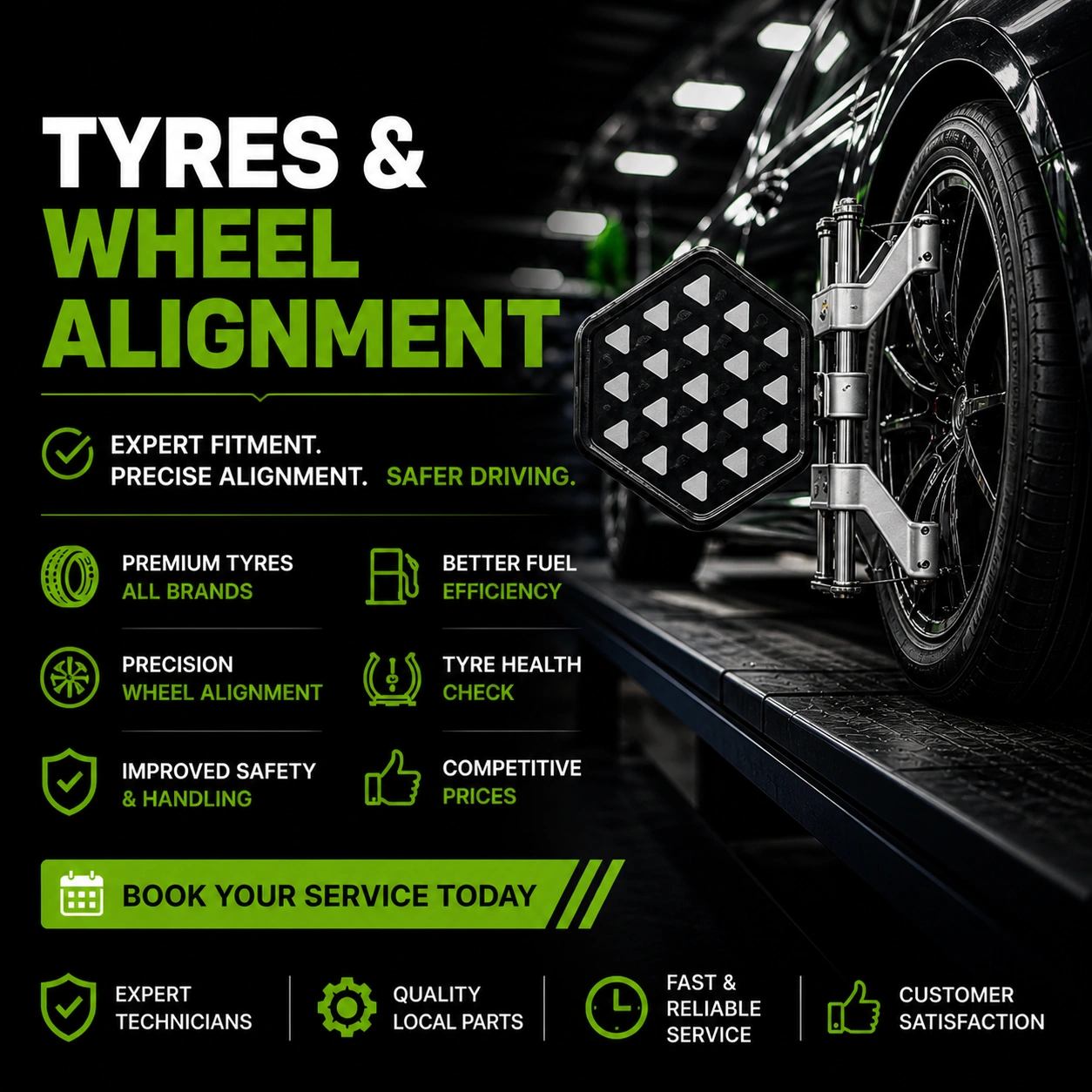 TYRES AND WHEEL ALIGNMENT